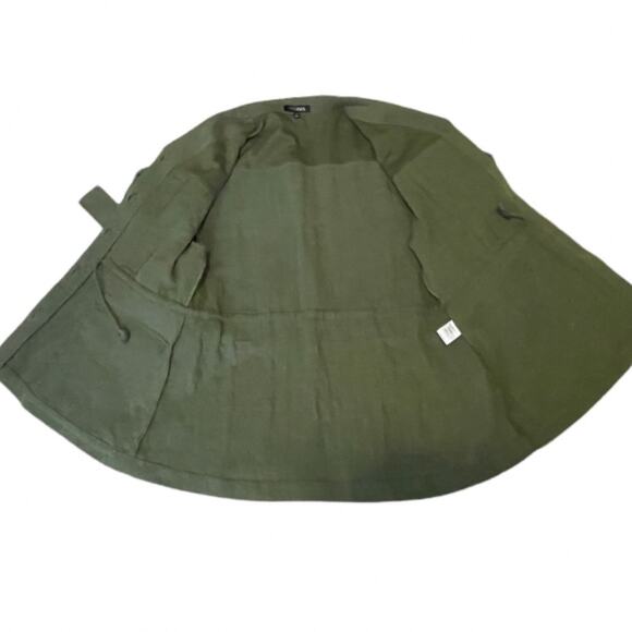 INTERMIX Utility jacket belted green size 14 - Picture 8 of 9